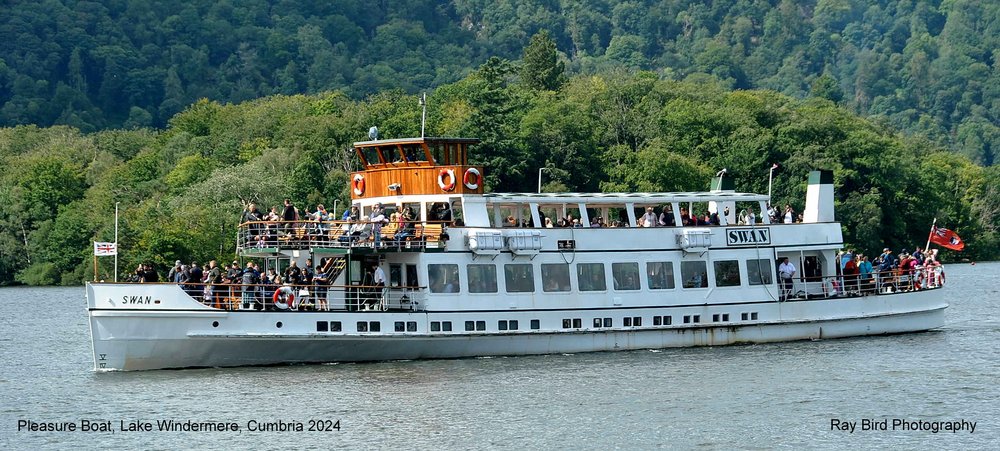 Pleasure Boat, Lake Windermere, Cumbria 2024