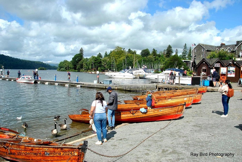 Boats, Lake Windermere, Cumbria 2024