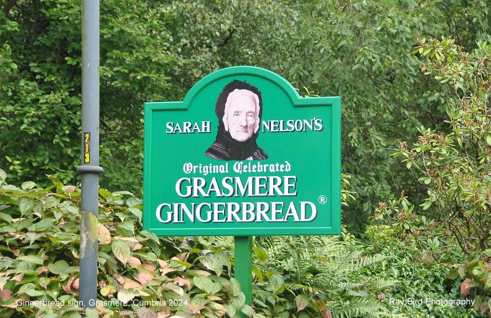 Gingerbread Sign, Grasmere, Cumbria 2024