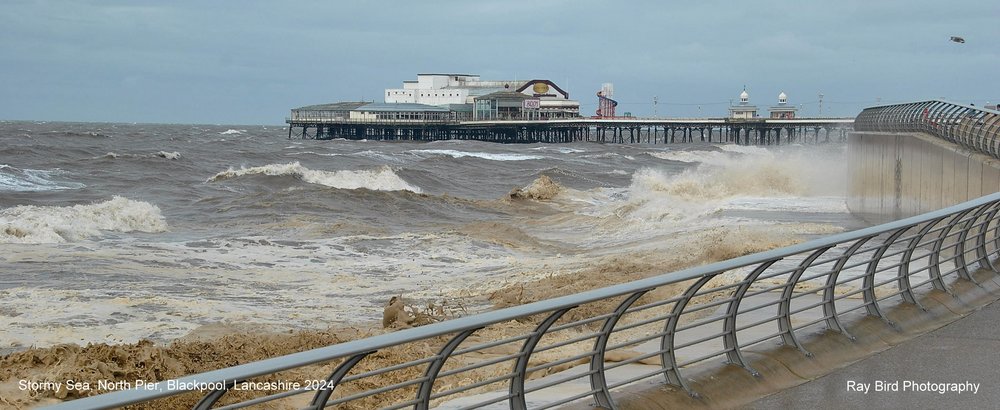 Rough Seas, Blackpool, Lancashire 2024