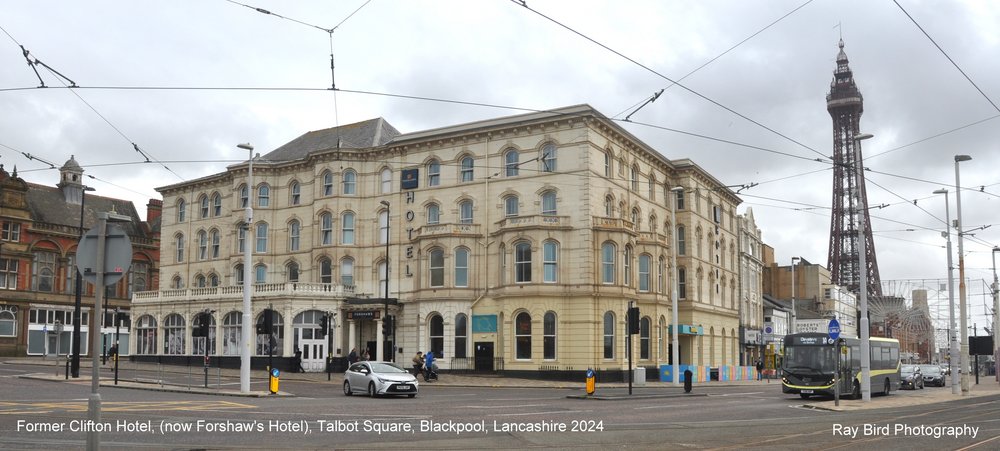 Former Clifton Hotel Talbot Square, Blackpool, Lancashire 2024