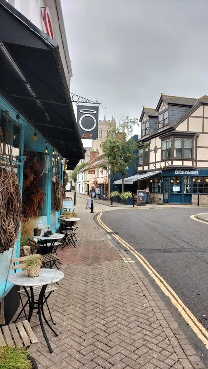 View along Church Street in Christchurch